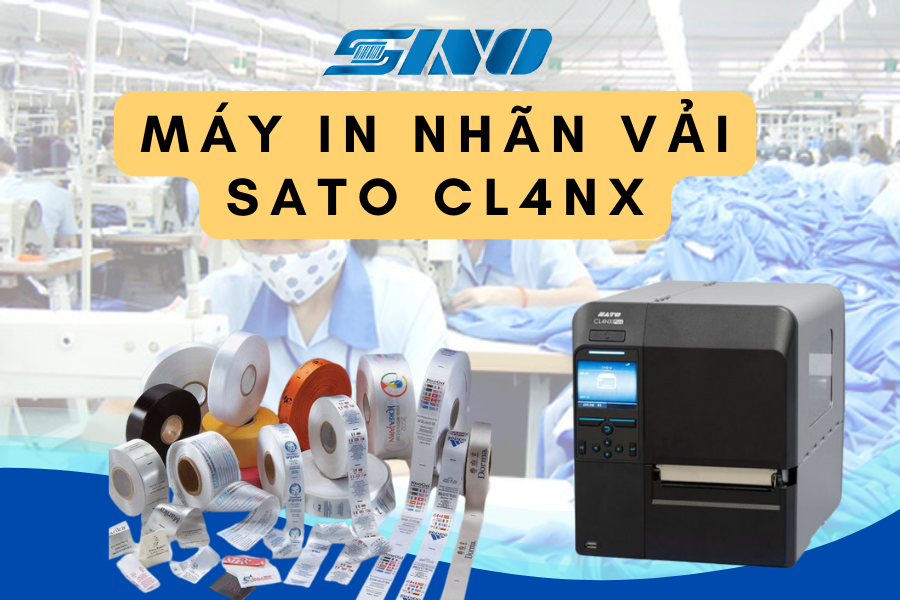 máy in nhãn vải SATO CL4NX