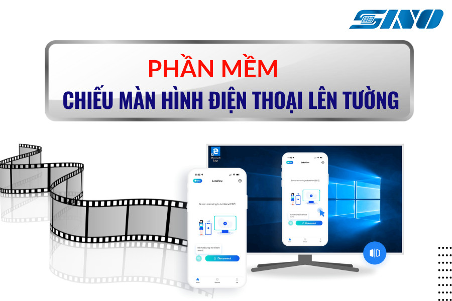 phần mềm chiếu màn hình điện thoại lên tường