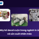 máy bế decal cuộn