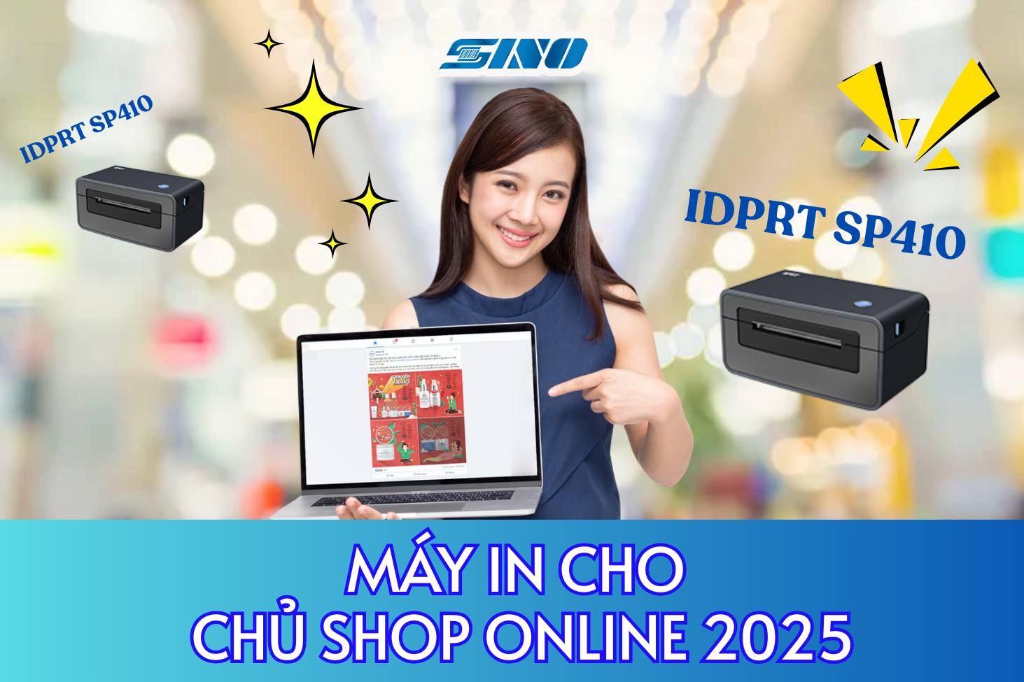 máy in cho chủ shop online