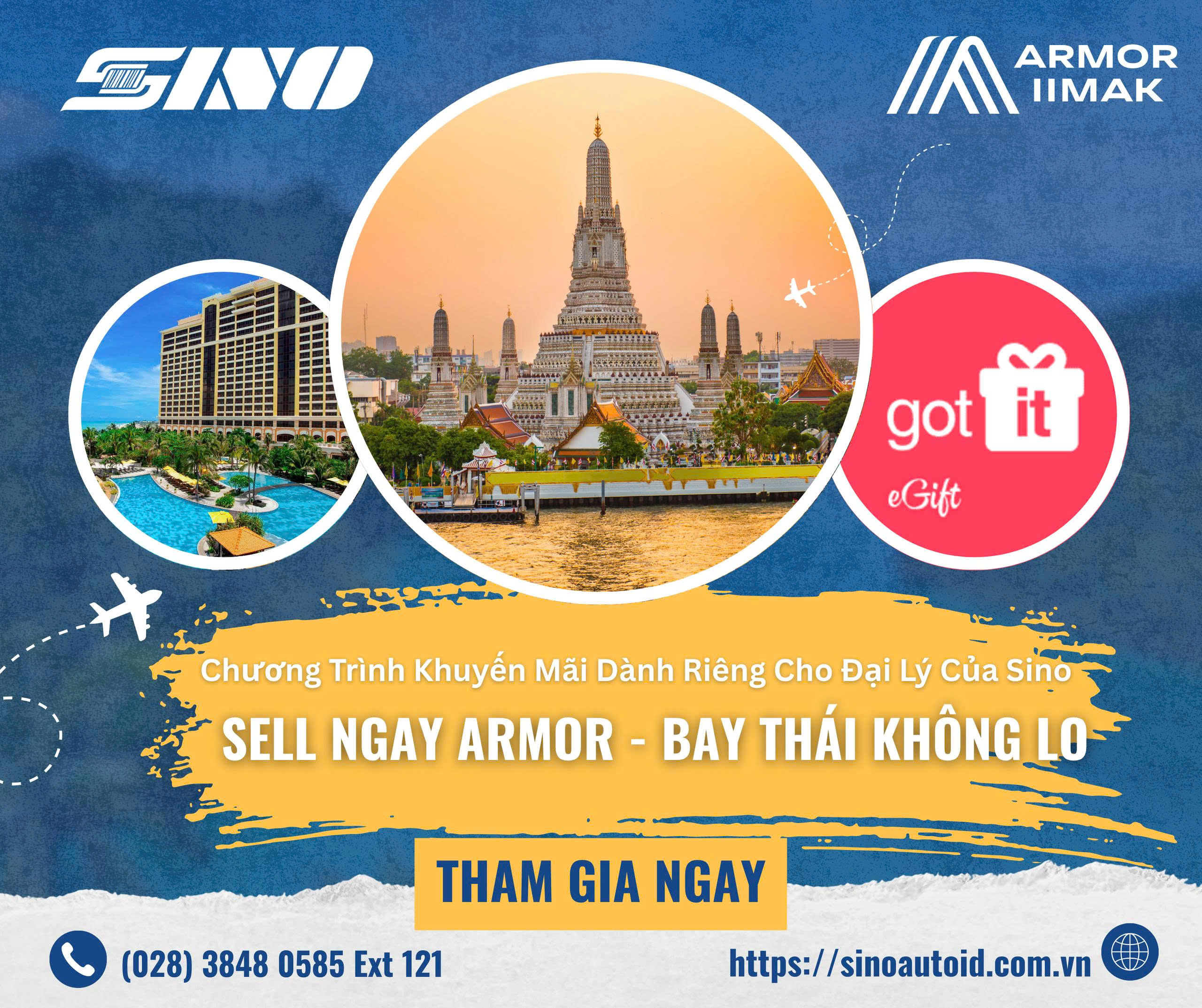 Hình ảnh chương trình KM ribbon Sino