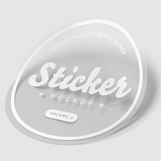 tem nhãn decal trong suốt