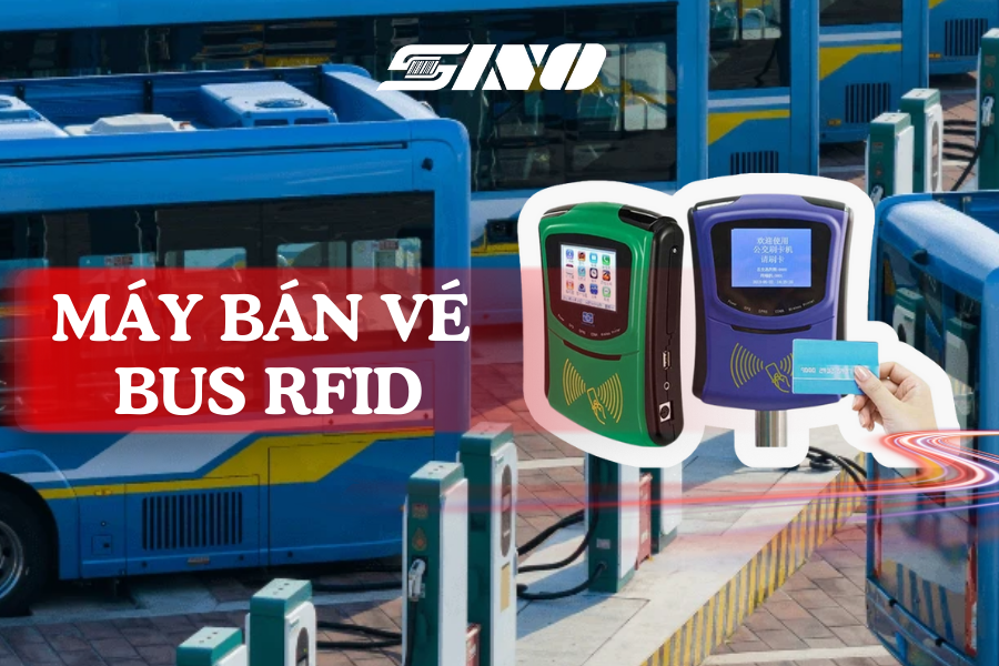 Máy bán vé xe bus RFID